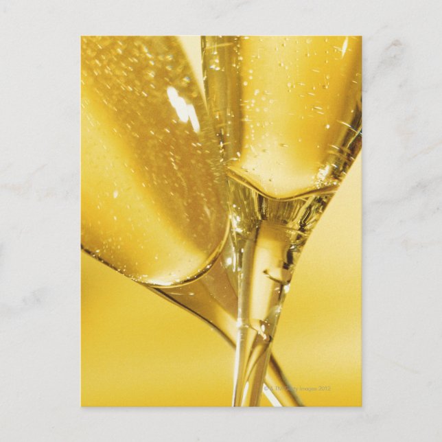 Glasses of Champagne Postcard (Front)