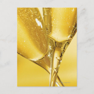 Glasses of Champagne Postcard