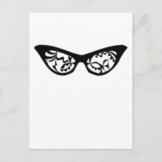 Glasses Postcard