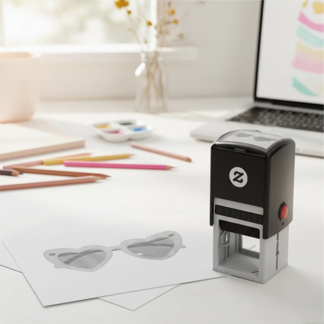 Glasses Self-inking Stamp (Creator Uploaded)