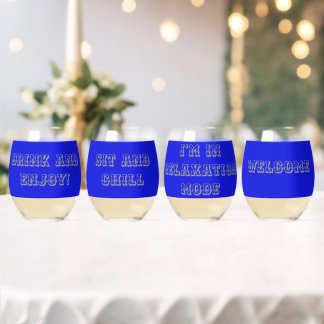 GLASSES WITH WORDS