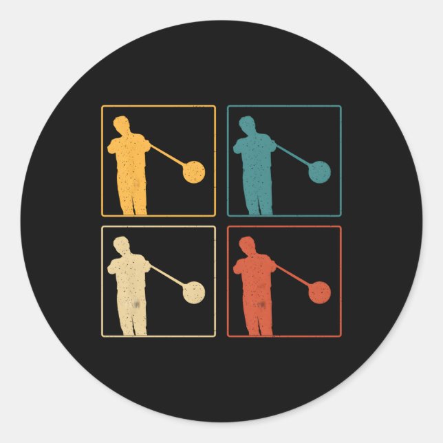 Glassmaker Glassblowing Classic Round Sticker (Front)