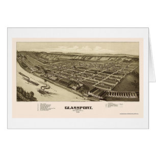 Glassport, PA Panoramic Map - 1902