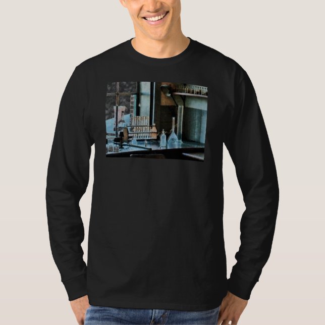 Glassware in Lab T-Shirt (Front)