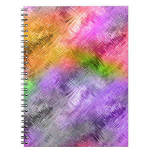 Glassy Ametrine Purple Texture Notebook