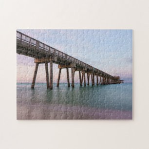 Glassy Waters At Panama City Beach Pier Puzzle