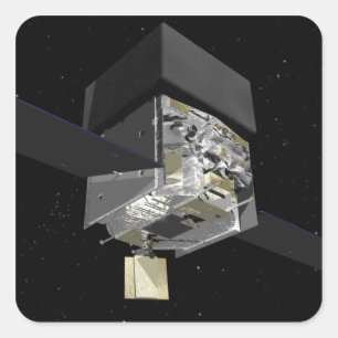 GLAST 3 SQUARE STICKER