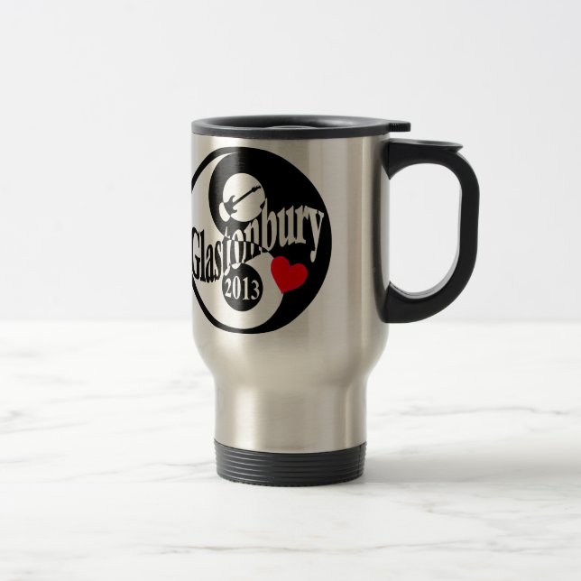Glastonbury 2013 travel mug (Right)