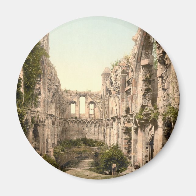 Glastonbury Abbey II, Somerset, England Magnet (Front)