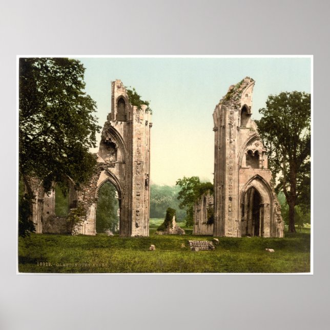 Glastonbury Abbey Poster (Front)