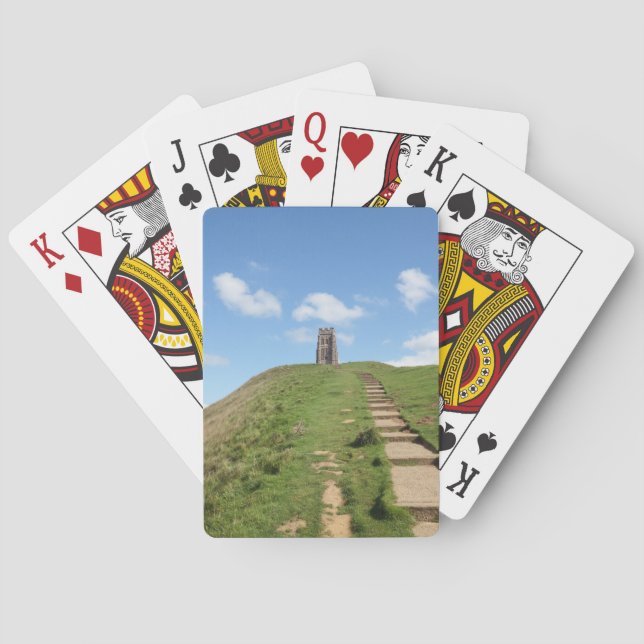 Glastonbury Tor Path Playing Cards (Back)
