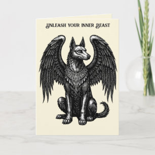 Glasya Goetic Wings, Fierce Heart Card