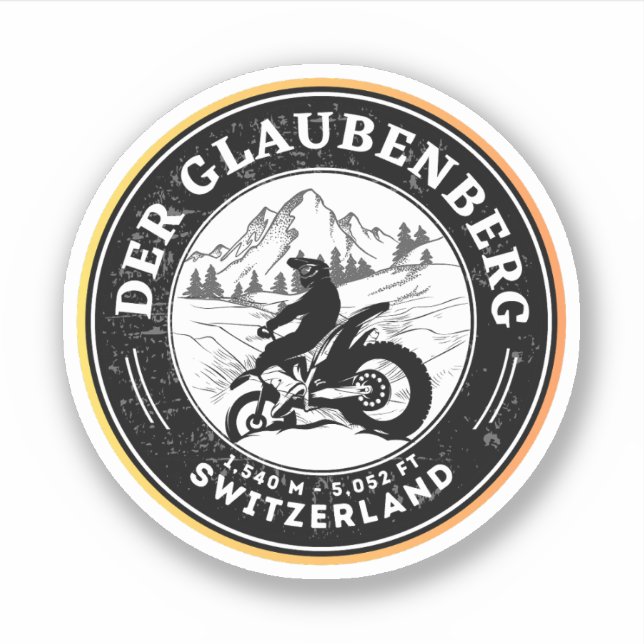 Glaubenberg pass swiss–alps motorcycle tour (Front)