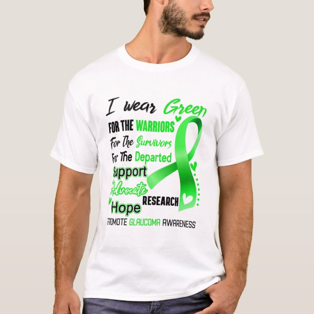 Glaucoma Awareness Month Ribbon Gifts T-Shirt (Front)