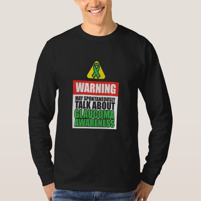 Glaucoma Awareness Survivor Winning Warrior T-Shirt (Front)