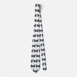 Glaucopsyche arion - The Large Blue Butterfly Tie