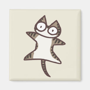 Glay Tabby Cat Magnet