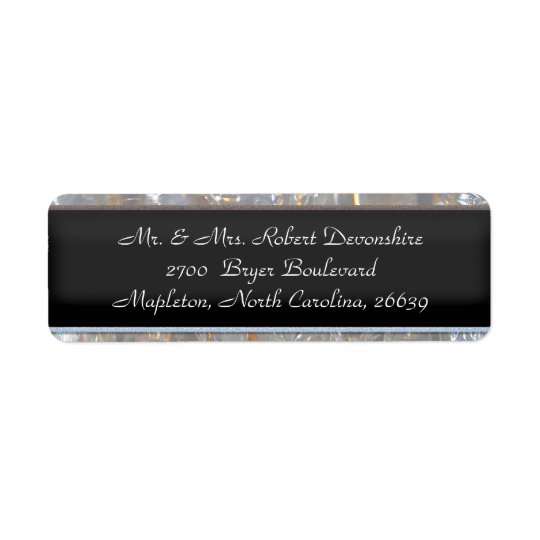 Glayce Art Deco Elegance Return Address Label