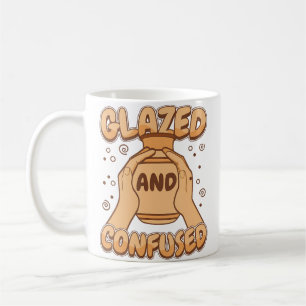 Glazed And Confused Pottery Pro Wheel Hobby Lover Coffee Mug