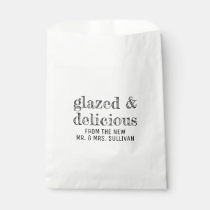 Glazed and Delicious Wedding Doughnut Favour Bags