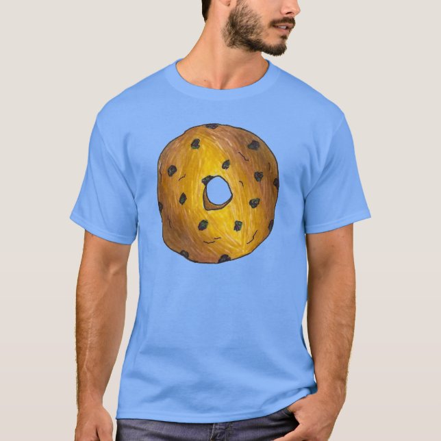 Glazed Blueberry Cake Doughnut Doughnut Doughnuts  T-Shirt (Front)