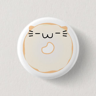 Glazed Cat Doughnut Button