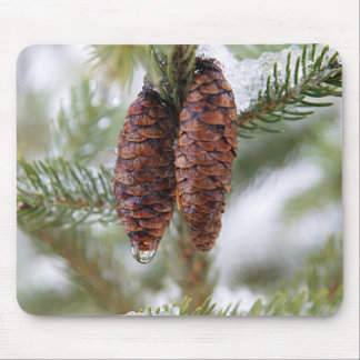 Glazed Cones Mouse Mat