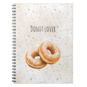 Glazed Donuts Sweet Treats Notebook