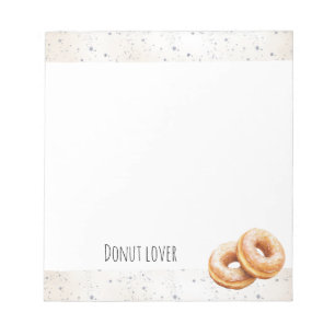 Glazed Donuts Sweet Treats Notepad