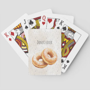 Glazed Donuts Sweet Treats Playing Cards