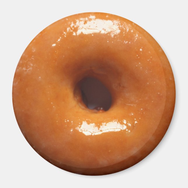 Glazed Doughnut Magnet Round (Front)
