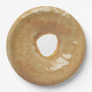 Glazed  Doughnut   Paper Plate