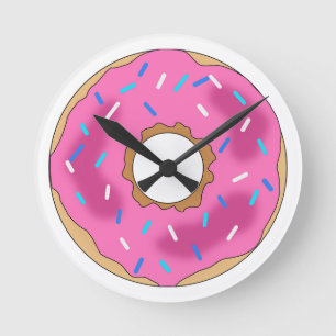 Glazed Doughnut Wall Clock