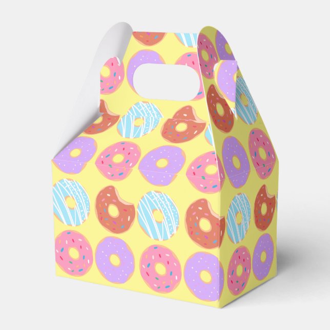 Glazed Doughnuts Aesthetic Birthday Party Food The Favour Box (Back Side)