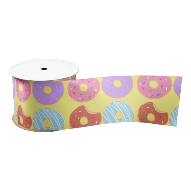 Glazed Doughnuts Aesthetic Birthday Party Food The Satin Ribbon (Spool)