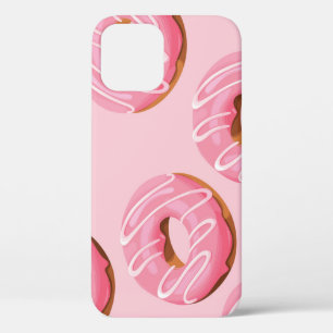 Glazed Doughnuts Seamless Background iPhone 12 Case