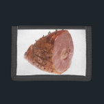 Glazed Ham Tri-fold Wallet<br><div class="desc">This is a photograph of a glazed ham.</div>