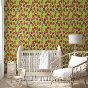 Glazed Leaves in Spring Wallpaper