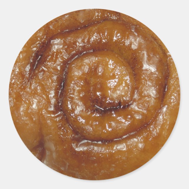 Glazed roll round glossy stickers (Front)