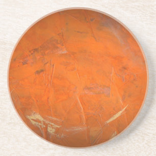 Glazed Terracotta Faux Finish Coaster