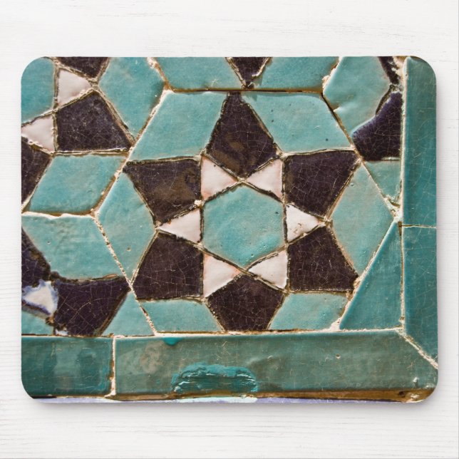 Glazed Tile Mosaic Mouse Mat (Front)