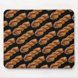 Glazed Twist Doughnut Mouse Mat