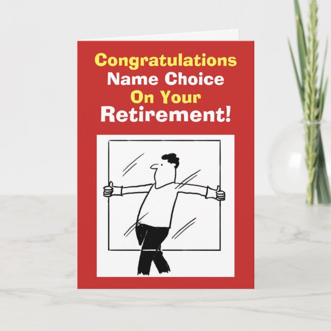 Glazier Retirement Card (Front)