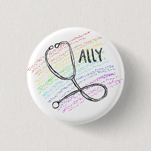 GLBT Ally Medicine pin