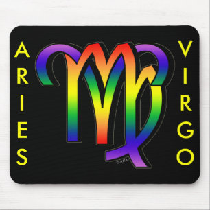 GLBT Aries & Virgo Mouse Mat