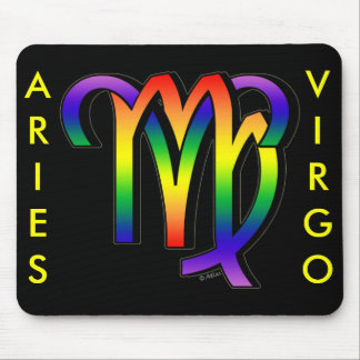 GLBT Aries & Virgo Mouse Mat
