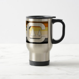GLBT Bear Pride Camping Travel Mug