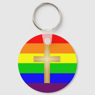 GLBT Christian Pride Key Ring