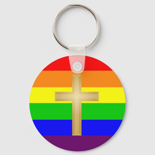 GLBT Christian Pride Key Ring (Front)