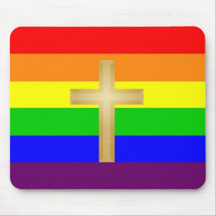 GLBT Christian Pride Mouse Mat